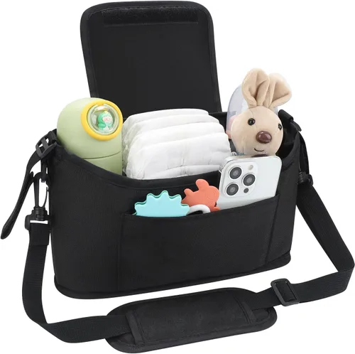 Accmor Organizador universal para cochecito, organizador de bolsa de cochecito, organizador de cochecito, accesorios para Uppababy, Baby Jogger,