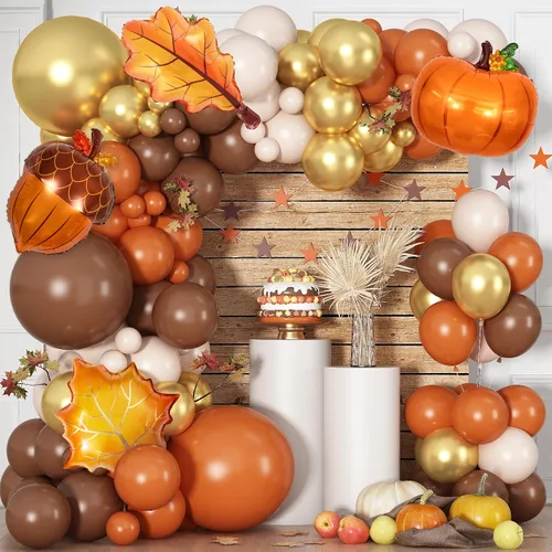 Miniatura 10 de Kit de guirnalda de arco de globos de baloncesto, 103 globos de fiesta de baloncesto, guirnalda de globos naranja y negro para niños y niñas