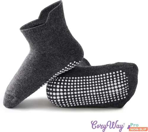 Miniatura 5 de CozyWay Ankle Style Socks with Grippers for Little Girls & Boys, Infants, Toddlers, Children - 6 & 9 Pairs