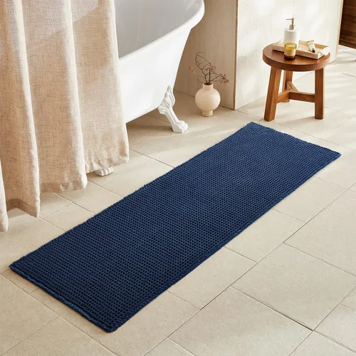Miniatura 111 de TYUU Tapete de baño estilo gofre, tapete de baño bohemio, antideslizante, lavable, súper absorbente, de secado rápido, bonito tapete de baño