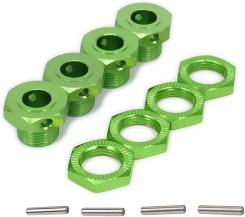 Miniatura 4 de Adaptador de tuercas de rueda hexagonal de aluminio de 0.669 in para Arrma 6s BLX Infracción Limitless Mojave Typhon hopups piezas de actualización