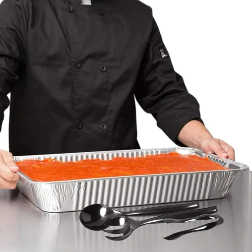 Miniatura 4 de Sartén de aluminio profundo de tamaño completo sin tapas (20)
