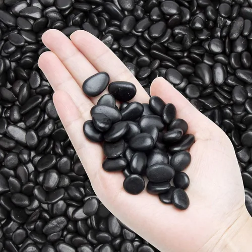 Miniatura 9 de Guijarros blancos decorativos pulidos naturales de 10 libras, piedras pequeñas de 3/8 pulgadas, piedras de río para plantas, decoración del hogar