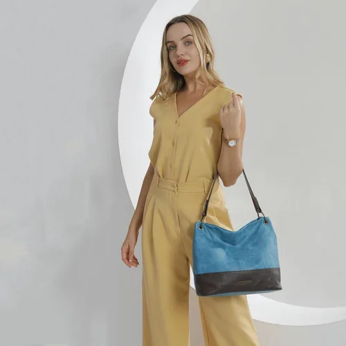 Miniatura 2 de Montana West Bolso Hobo para mujer con asa superior y bolsillos con cremallera
