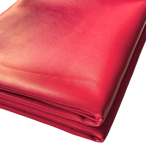Miniatura 9 de Tela de piel sintética de 1 yarda, 54 x 36 pulgadas, material suave de color sólido, 0.035 in de grosor, perfecto para fundas de tapicería, bolsos