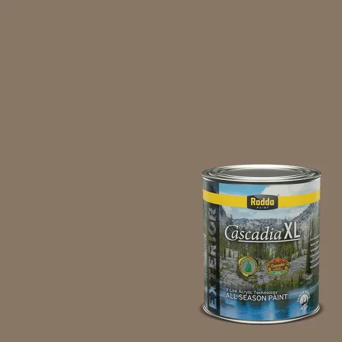 Miniatura 44 de Rodda Paint CASCADIA XL - Pintura e imprimación satinada para exteriores en uno, cuarto de galón, blanco abstracto