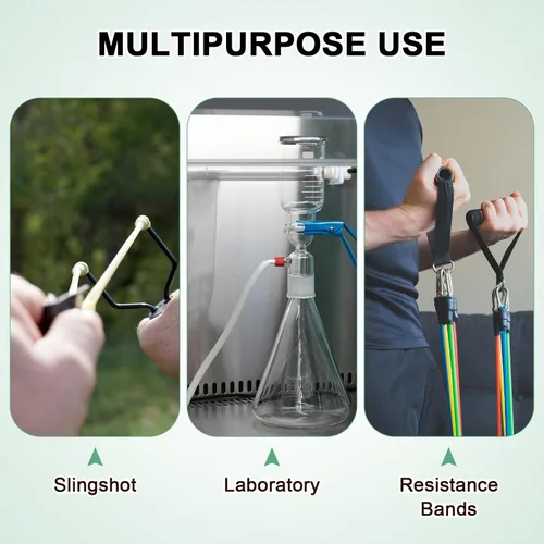 Miniatura 7 de M METERXITY Tubo de goma de látex natural, 5/64 pulgadas [0.067 in] ID x 11/64 pulgadas [0.177 in] OD Tubo de manguera de látex de 10 pies de Verde
