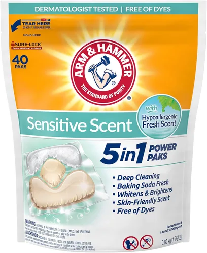 Miniatura 15 de Arm & Hammer Paquetes de potencia 5-EN-1 con aroma fresco sensible, 42