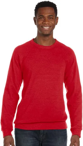 Miniatura 32 de Bella Canvas Sudadera de forro polar de esponja con cuello redondo (3901), Gris oscuro (Dark Grey Marble Fleck), M