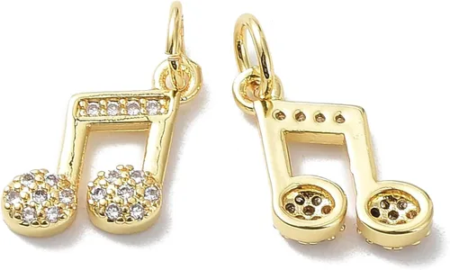 Miniatura 36 de Stiesy 10 dijes de circonita cúbica transparente de Virgen María, chapados en oro de 18 quilates, dije religioso para rosario, collar, joyería, Flor
