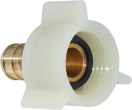 Miniatura 3 de Paquete de 4 accesorios PEX – Adaptador giratorio de latón de 1/2" x 1/2", accesorios de crimpado roscados NPT hembra para tubos PEX, conector