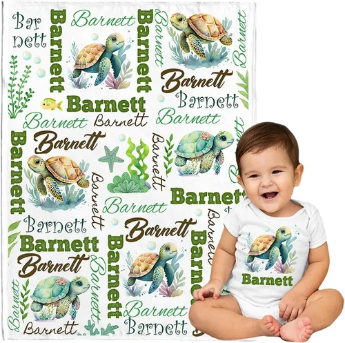 Miniatura 21 de Manta de bebé personalizada con nombre personalizado de astronauta para niños y niñas, manta de bebé personalizada con nombre para bebés, recién