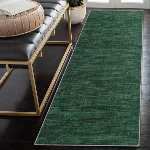 Miniatura 27 de RUGSREAL Alfombra lavable a máquina de 2 x 8 pies, para pasillo, entrada, contemporánea, color liso, alfombra de pasillo moderna para interiores