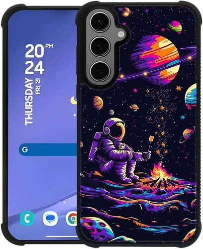 Miniatura 9 de CARLOCA Funda para Samsung Galaxy S21, Camuflaje Bandera Americana Calavera de Ciervo S21 para Hombre Mujer Chico Chica, Antiarañazos TPU Suave a