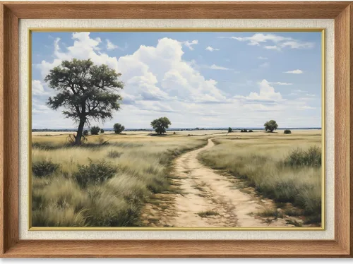 Miniatura 9 de BACKYMRJCART Arte de pared de paisaje vintage, pinturas de flores silvestres, paisaje de flores silvestres, 16 x 24 pulgadas, sin marco