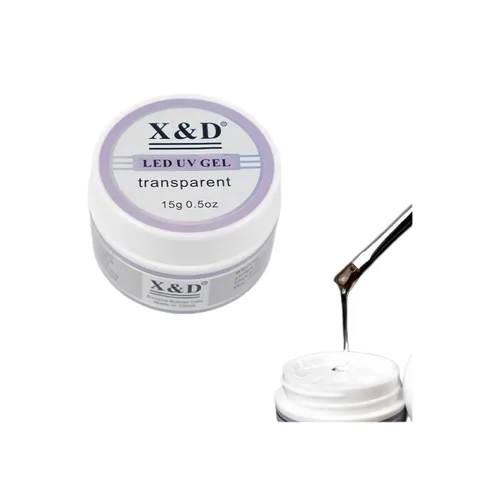 Miniatura 11 de X&D Kit de uñas de poligel, 3 piezas de gel de uñas de gel natural transparente, kit de gel de uñas de secado rápido, juego de gel de uñas