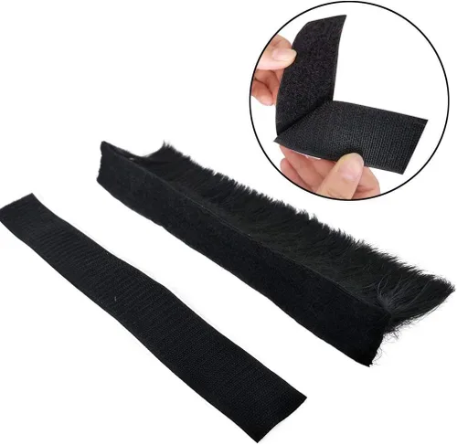 Miniatura 3 de Cresta estilo mohicano con adhesivo para casco de motocicleta, bicicleta, esquí, snowboard. Incluye peluca estilo mohicano para trajes de skinhead