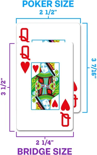 Miniatura 6 de Copag Legacy Design - Juego de cartas 100% de plástico, tamaño de póquer, tamaño jumbo, color rojo y azul, juego de doble baraja Rojo/Azul