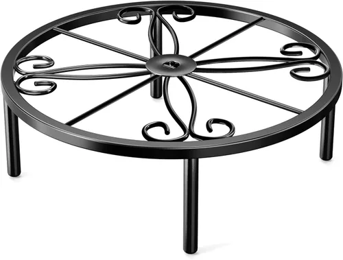 Soporte para plantas de 7.9 pulgadas, 1 PIC, soporte para macetas de metal, para interiores, alto, 3.5 pulgadas, estante elevador de plantas,