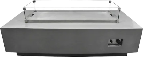 Miniatura 3 de Elementi Granville Paquete de Hoguera para Exteriores - Juego de Fogata Exterior Incluye Mesa de Hoguera de Concreto a Propano de 60", Pantalla