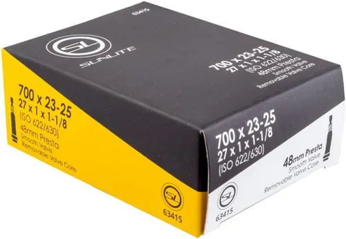 Miniatura 22 de Sunlite Tubos de bicicleta de válvula Presta estándar