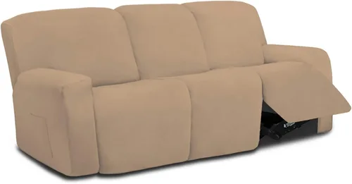 Miniatura 61 de Easy-Going - Funda elástica de microfibra para sofá reclinable seccional, suave vellón ajustable a tu sofá de 2 cuerpos, lavable, protege tus
