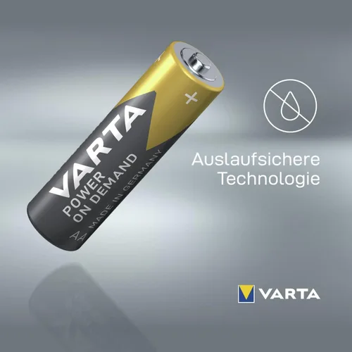 Miniatura 5 de VARTA Baterías AA, paquete de 150, Power on Demand, Alcalinas, 1,5V, paquete de almacenamiento en embalaje respetuoso con el medio ambiente, ideal