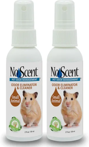 Miniatura 13 de Limpiador de jaula de conejillos de indias para animales pequeños sin aroma, espray para olores de mascotas para hámster y conejo
