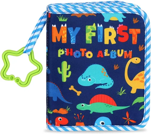 Miniatura 10 de Baby's My First Family Álbum Familiar Mi Primer Álbum de Fotos Suave Libro de Tela con Fotos Adventure Land My First Book of Photos Álbum