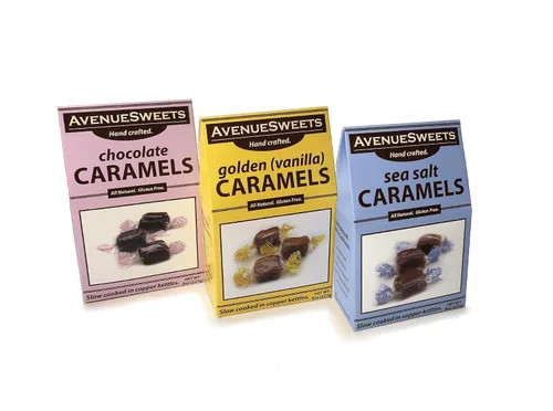 Miniatura 5 de AvenueSweets - Caramelos suaves hechos a mano envueltos individualmente - Caja de 8 onzas - Chocolate