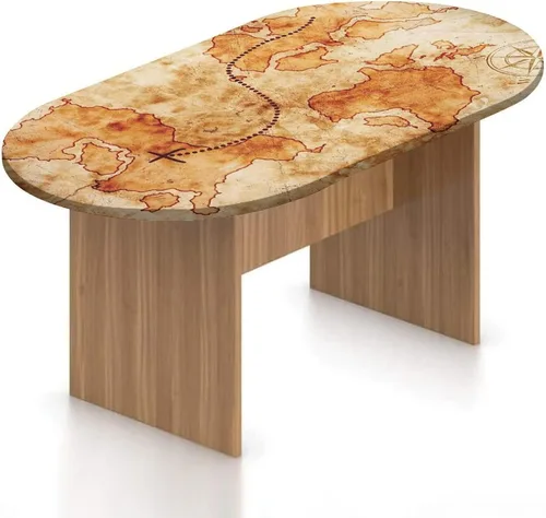 Miniatura 9 de Mantel ovalado ajustable italiano de poliéster elástico, mantel ajustable con estampado de paredes de Pienza en la Toscana, se adapta a mesas