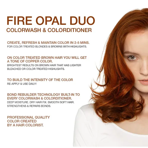 Miniatura 2 de Celeb Luxury Intense Color Depositing Colorwash Shampoo + BondFix Rebuilder, tinte vegano para el cabello, a base de plantas de origen sostenible