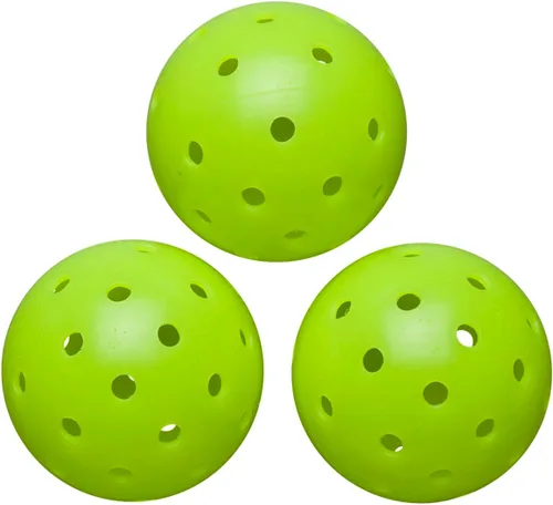 Miniatura 3 de WILSON Max 40 - Pelota de pickleball para exteriores, 3 bolas, color verde