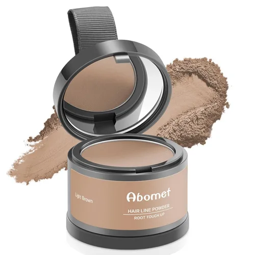 Miniatura 13 de Abomet Polvo Capilar Oculta Instantáneamente la Pérdida de Cabello, Polvo de Color de Cabello para Retoque de Raíces, Complementos Capilares