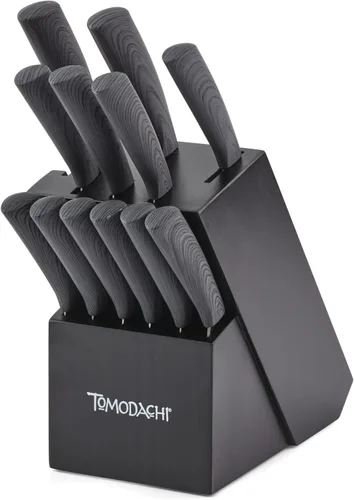 Miniatura 4 de Hampton Forge Tomodachi HMC01B612L Raintree Ash - Juego de bloques de cuchillos de 13 piezas