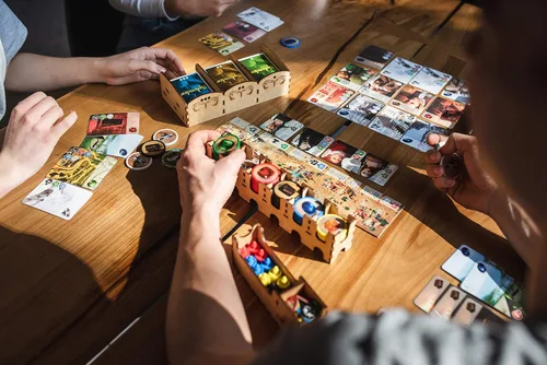 Miniatura 7 de TowerRex Organizador para juegos de mesa Splendor y expansión Cities of Splendor, inserto de almacenamiento, actualización de accesorios