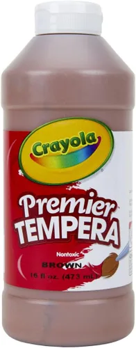Miniatura 47 de Crayola Premier - Pintura al temple para niños, color blanco (16 onzas), suministros para el aula para niños, ideal para artes y manualidades,