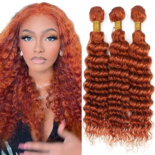 Miniatura 176 de Color 30 paquetes de cabello humano marrón onda del cuerpo paquetes 8 10 12 pulgadas brasileño virgen Remy extensiones de cabello humano doble trama