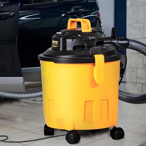 Miniatura 8 de VEVOR Aspiradora de 5 galones para uso comercial, aspiradora húmeda y seca de 6 Peak HP - Potente succión con función sopladora y accesorios 2 en 1