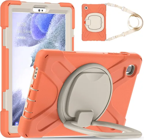 Miniatura 76 de 360 Rotation Case for Galaxy Tab ActivePro/Tab Active4 Pro/Active 5 Pro 10.1" Sturdy Cover Rotate Ring Stand Shoulder Carrying Strap Hand Strap