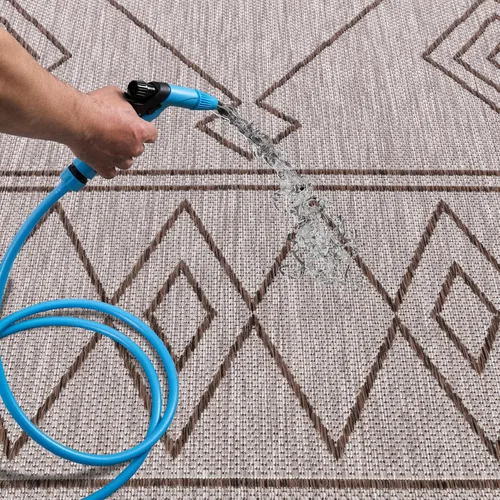 Miniatura 289 de Keen Home Design Alfombra de pasillo para exteriores, 26 x 119 pulgadas, lavable para interiores y exteriores, para patio, cocina, balcón, playa