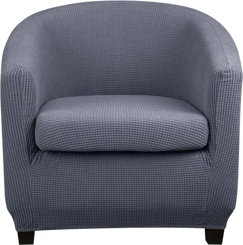 Miniatura 13 de Lellen Funda para silla de club con funda de cojín de asiento, fundas de sofá, fundas redondas para silla de bañera, funda protectora de sillón