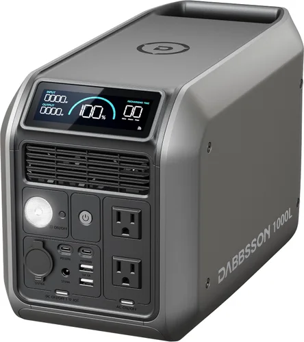 Miniatura 13 de DABBSSON - Estación de energía portátil de 2048 Wh, LiFePO4 semi-sólido seguro, potencia de aumento de 3300 W, salida de CA de 2200 W ×6, 41 lb