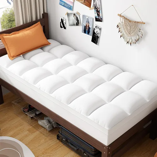 Miniatura 17 de ABENE – Cubrecolchón Twin XL para Alivio del Dolor de Espalda, Almohadilla de Colchón Extra Gruesa, Protector de Colchón Suave con Bolsillo Profundo
