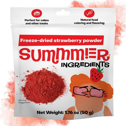 Miniatura 10 de Summmer Polvo de Frambuesa Liofilizada para Hornear - 1.76 Oz Sin Azúcar, Saborizante 100% Natural para Batidos - Cultivado de Forma Sostenible, Sin