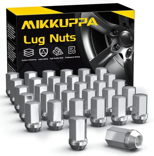 Miniatura 28 de MIKKUPPA Tuercas de llanta M14x2.0 – Repuesto para ruedas de fábrica Ford F150 Expedition Lincoln Navigator Factory 2003-2014 – 24 tuercas Plateado