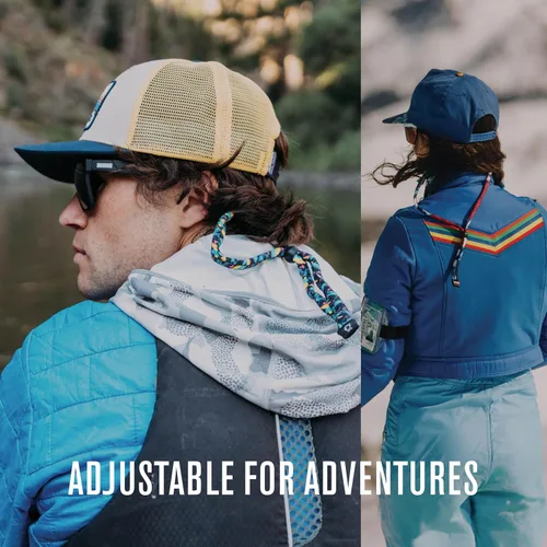 Miniatura 3 de Chums Original de algodón - Sujetador de seguridad para anteojos unisex - Ajuste ajustable y fabricado en EE. UU. (tamaño de punta estándar)