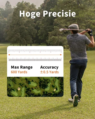 Miniatura 5 de AOFAR GX-2S Rangefinder for Golf & Hunting with Slope and Angle Switch, Flag-Lock with Vibration, Horizontal Distance, 600/1000 Yards Distance