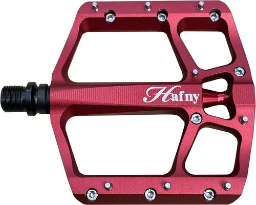 Miniatura 7 de Hafny Pedales de bicicleta de aluminio, mecanizado CNC, plataforma robusta ancha, HF-1400