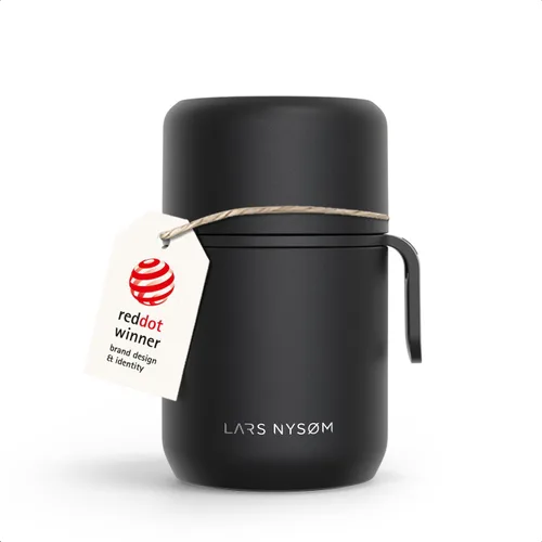 Miniatura 11 de LARS NYSØM Tarro de alimentos con aislamiento al vacío de acero inoxidable - Olla de almuerzo y frasco de almuerzo a prueba de fugas para alimentos